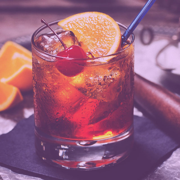 old fashioned mocktail
