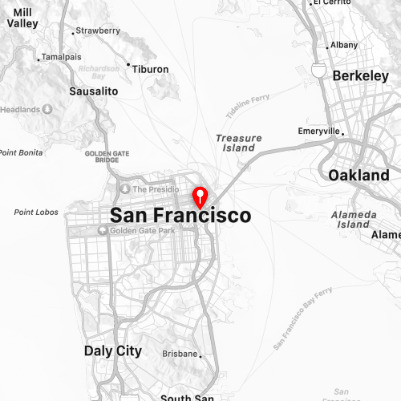 Coffee Method Map of California San Francisco